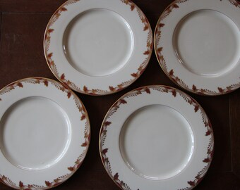 1938 to 1978 Vintage  Lenox  ESSEX MAROON  Fine China  Burgundy with Gold Trim in Very Good Condition