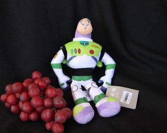 Vintage - Disney Store - Toy Story Plush - Buzz Lightyear 11.5” - Space Ranger - Astronaut - w/ Orig Hangtag - Very Good Condition