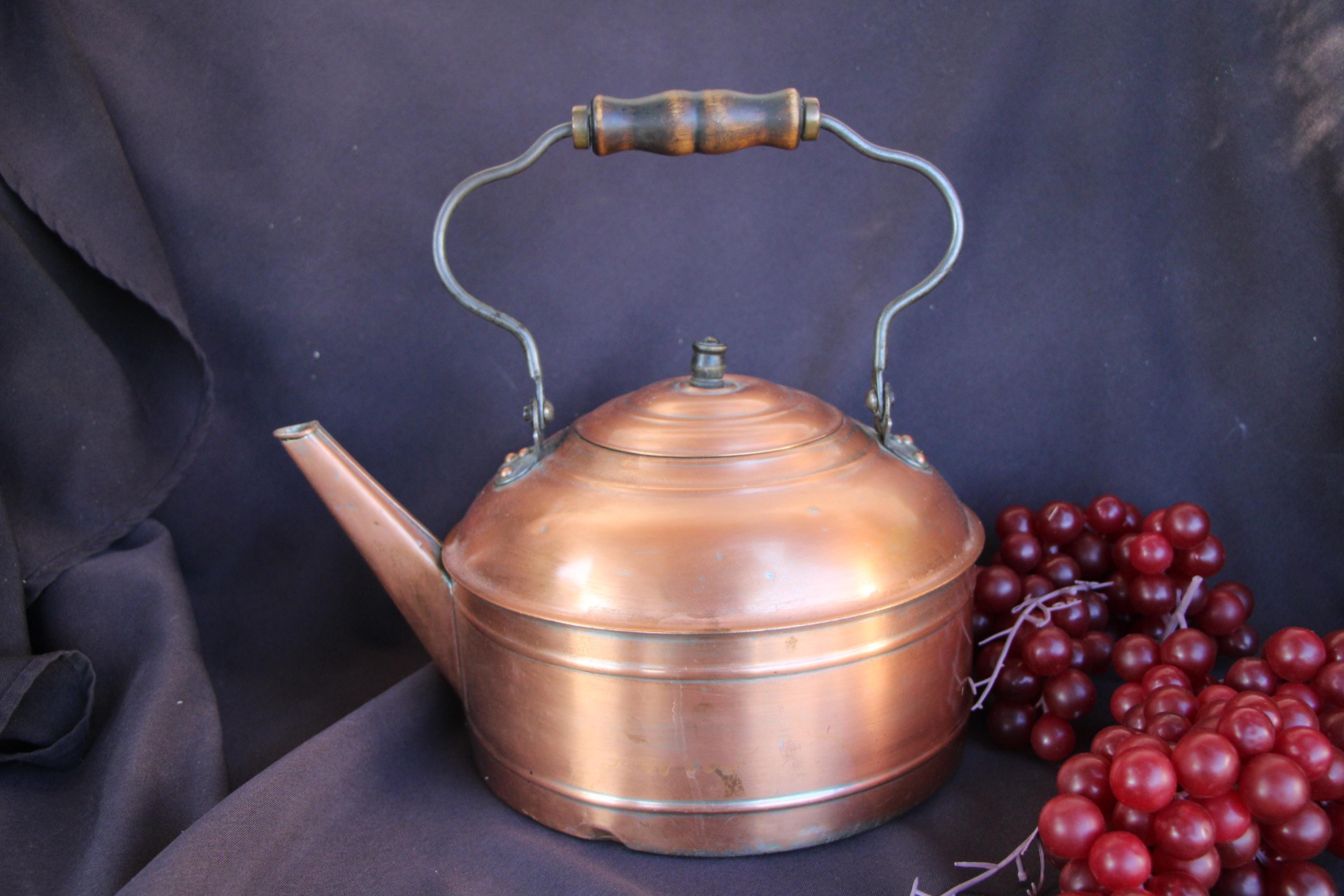 Antique Copper Revere Kettle - Etsy