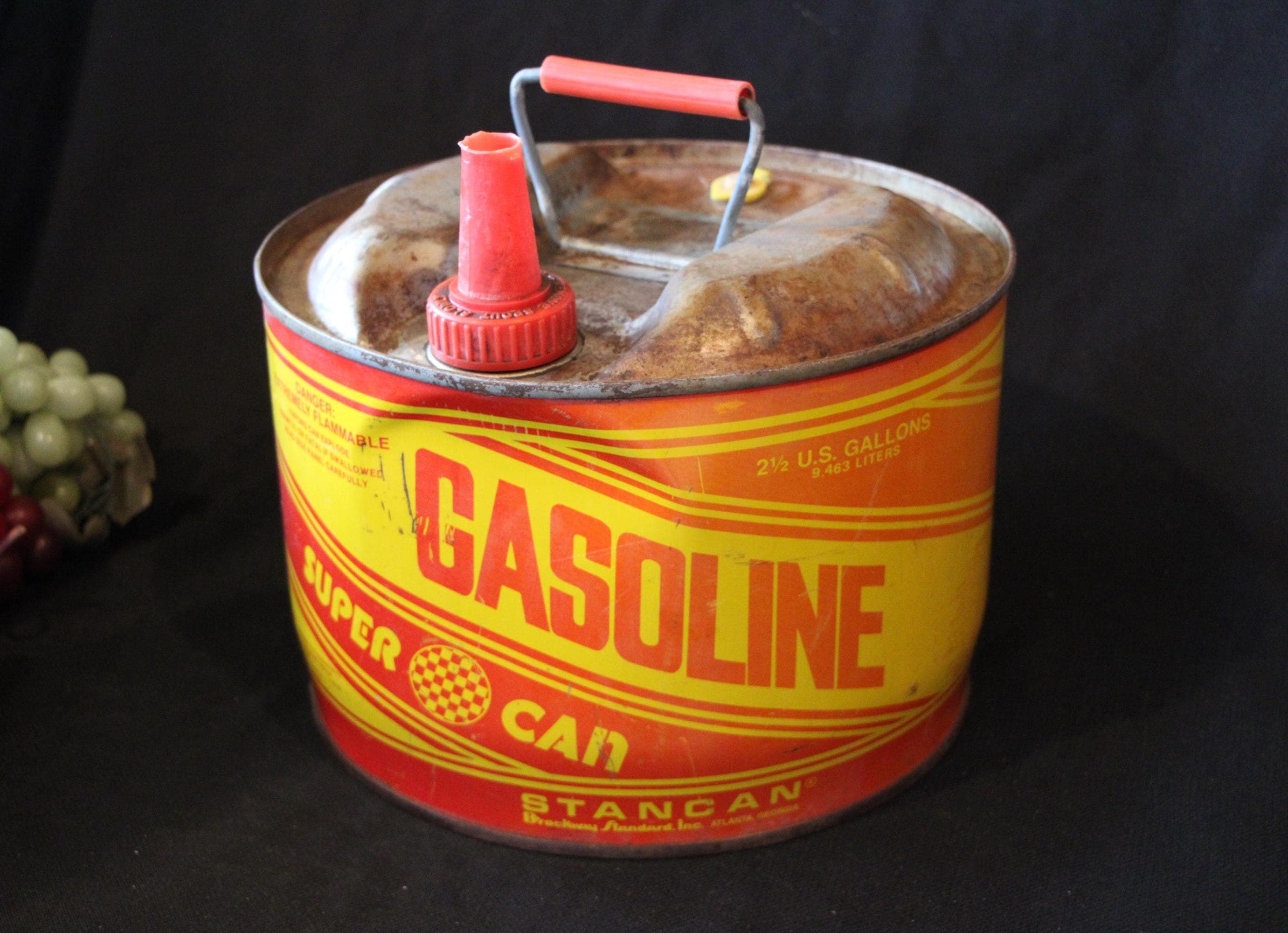 レトロ ガソリン缶 2.5 U.S.ガロン STANCAN レトロ ガソリン缶 2.5 U.S.ガロン STANCAN レトロ ガソリン缶 2.5