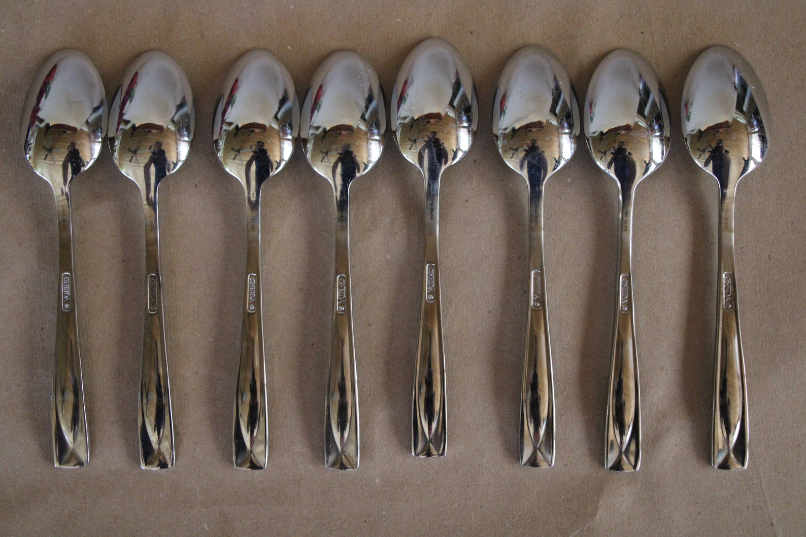 Oneida Stainless Steel Flatware LINCOLN Lot of 16 Pieces Etsy