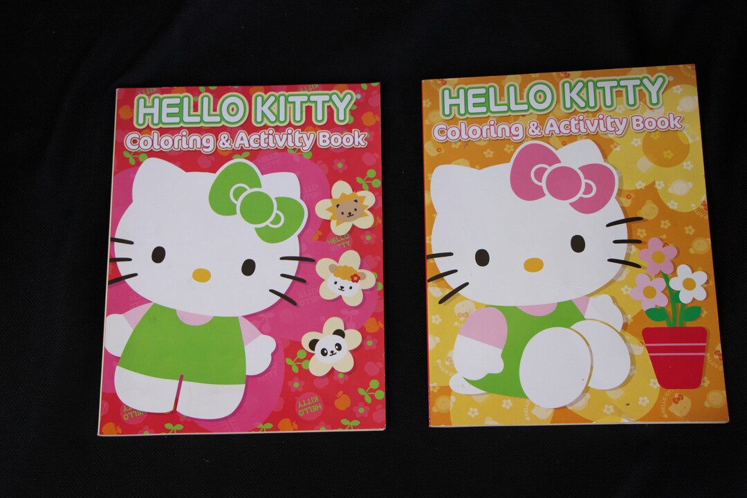 Vintage - SANRIO - Hello Kitty - Coloring and Activity Books - One is ...