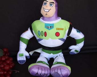 Vintage - Disney Store - Toy Story Plush - Buzz Lightyear 18.5” - Space Ranger - Astronaut -  Good Condition