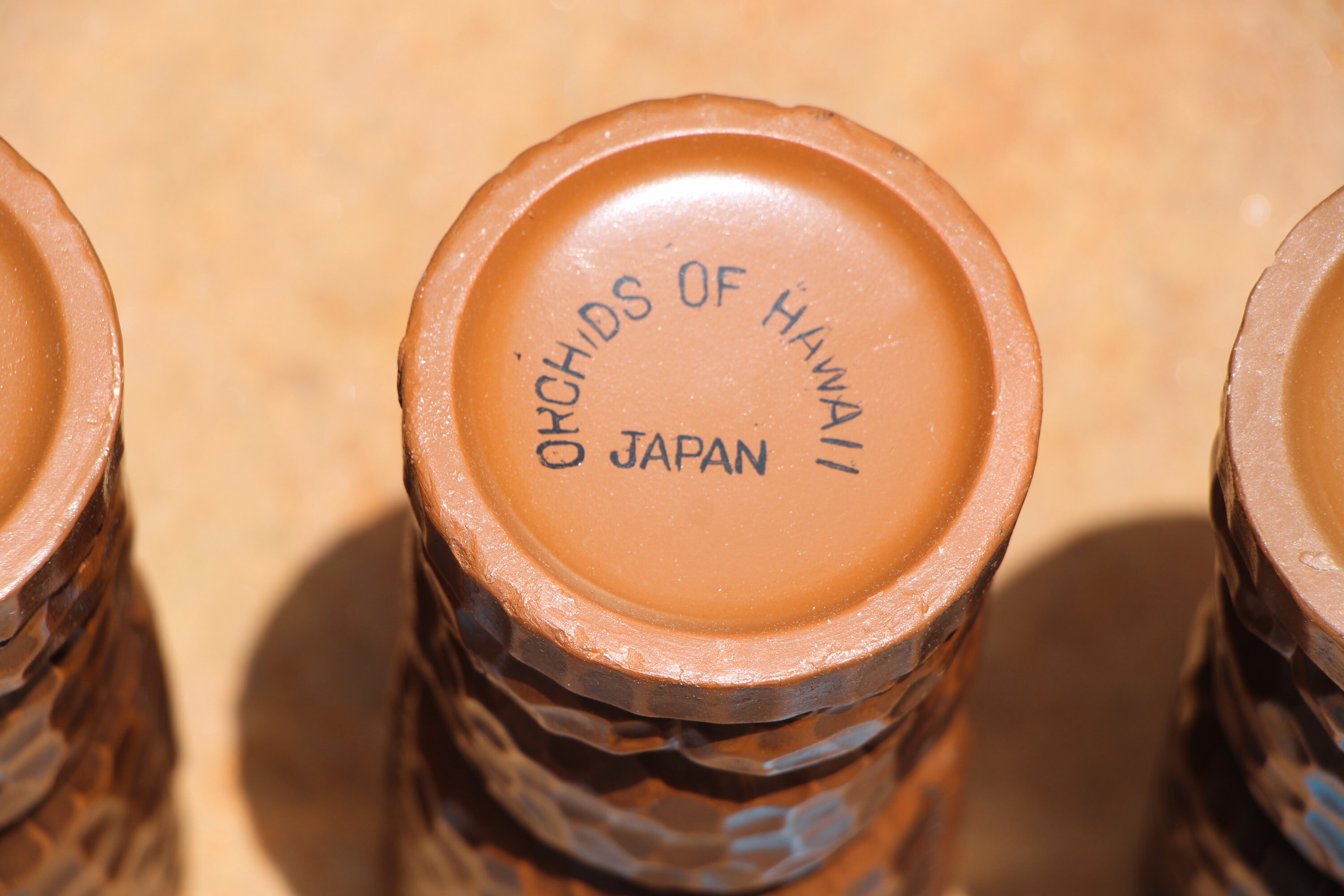 Vintage - ORCHIDS of HAWAII - Made in Japan - Tiki Mugs