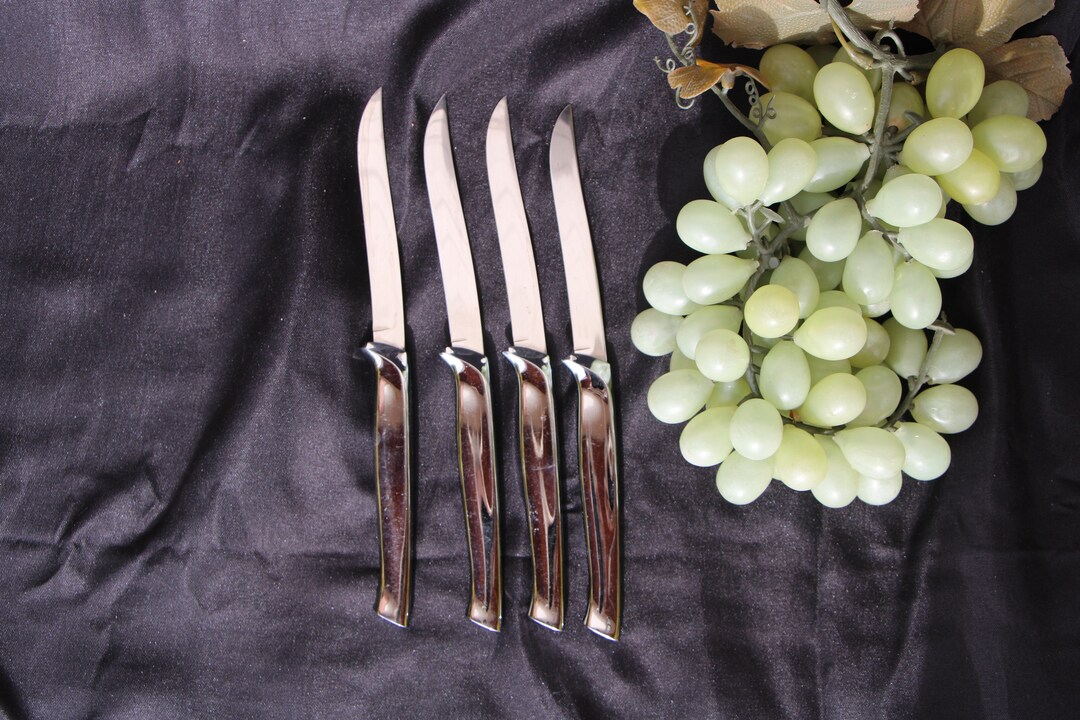 MCM Carvel Hall CVH11 Steak Knives Set of Four 4 8 3/4 Good to Very Good Condition Etsy