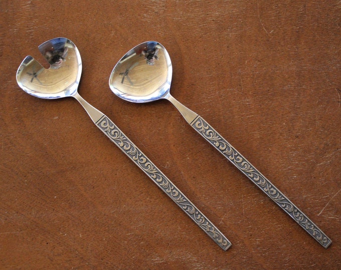 1970's Vintage Riviera Stainless Steel Flatware MONTEREY Made in Japan