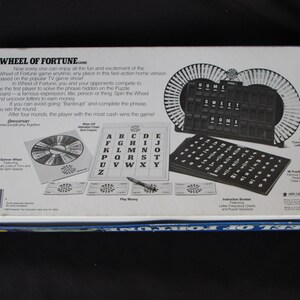 Wheel Of Fortune Game By Pressman - 3rd Edition (No Instruction Manual) | UK