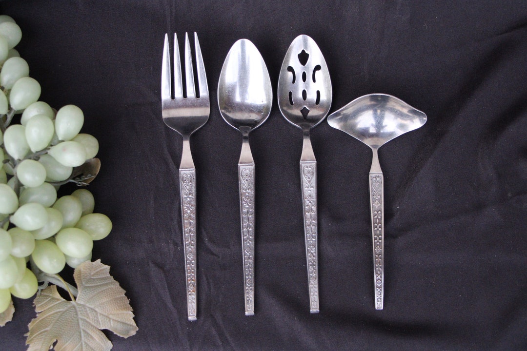 1970's Vintage RIVIERA CORDOVA Stainless Steel Flatware Made in Japan