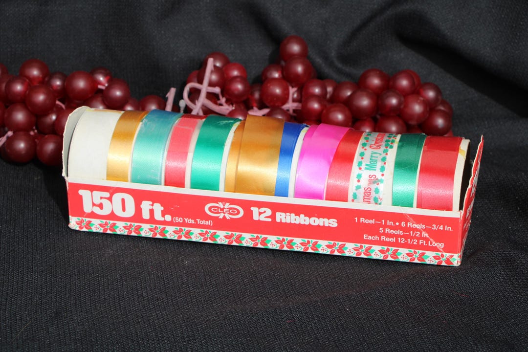 70's Vintage - CLEO CHRISTMAS RIBBON Dispenser Pack - Etsy