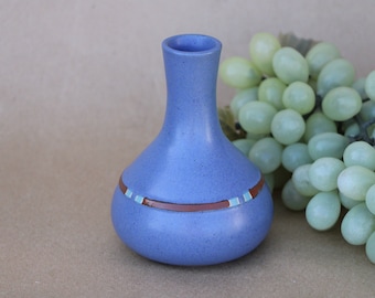 1990 - 2004 Vintage - Dansk Mesa Sky Blue (Portugal) - One FIVE Inch BUD VASE - 5 1/4 inches - Very Good Condition