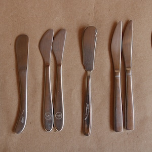 Vintage - Various Airlines / Restaurants - First Class Cutlery - Knives - CHOICE - American Airlines, Lufthansa, Air Portugal - Good Cond.