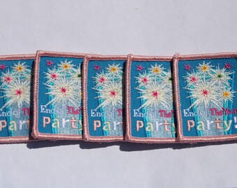 Vintage Girl Scout FUN PATCHES (Back of the Vest) - Pool Party, Bridging, Hay Ride, etc - Excellent Condition