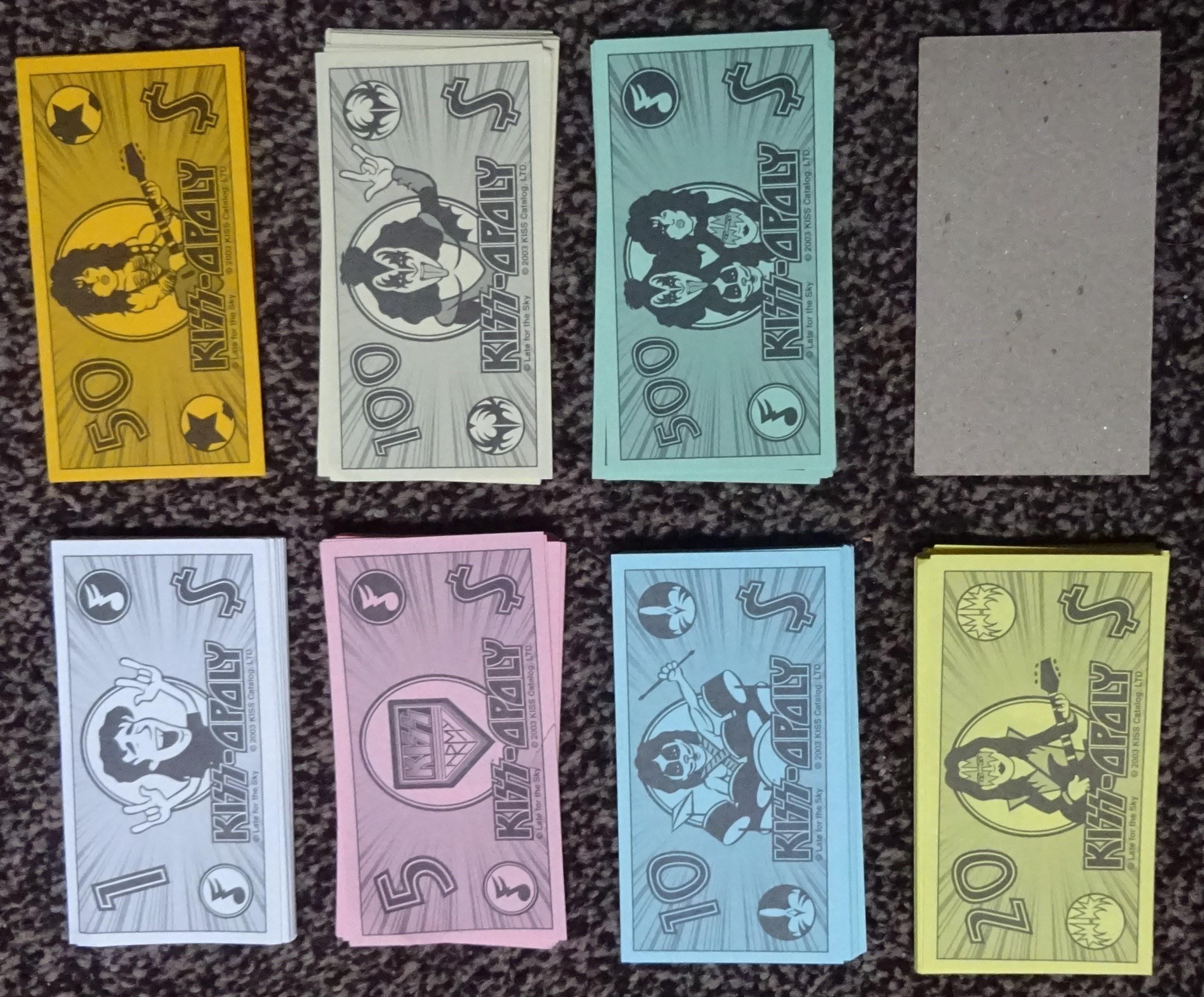 KISS ロックバンド　MONOPOLY モノポリー KISSopoly Monopoly KISS Game