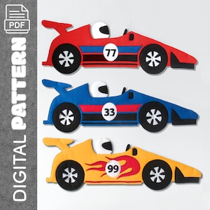 CARS PDF Pattern with Instructions