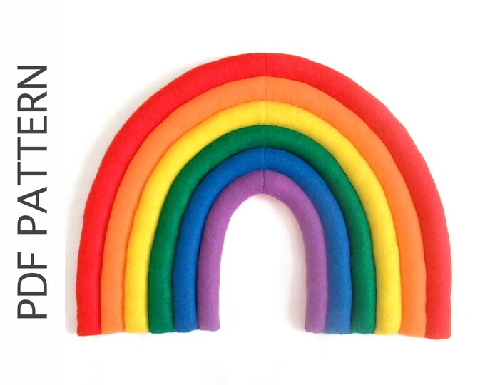 RAINBOW PDF Pattern With Instructions - Etsy
