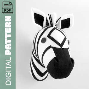 Patrón CEBRA en PDF con instrucciones