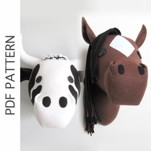 HORSE & COW PDF Pattern with Instructions