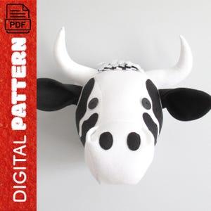 Patron PDF VACHE avec instructions