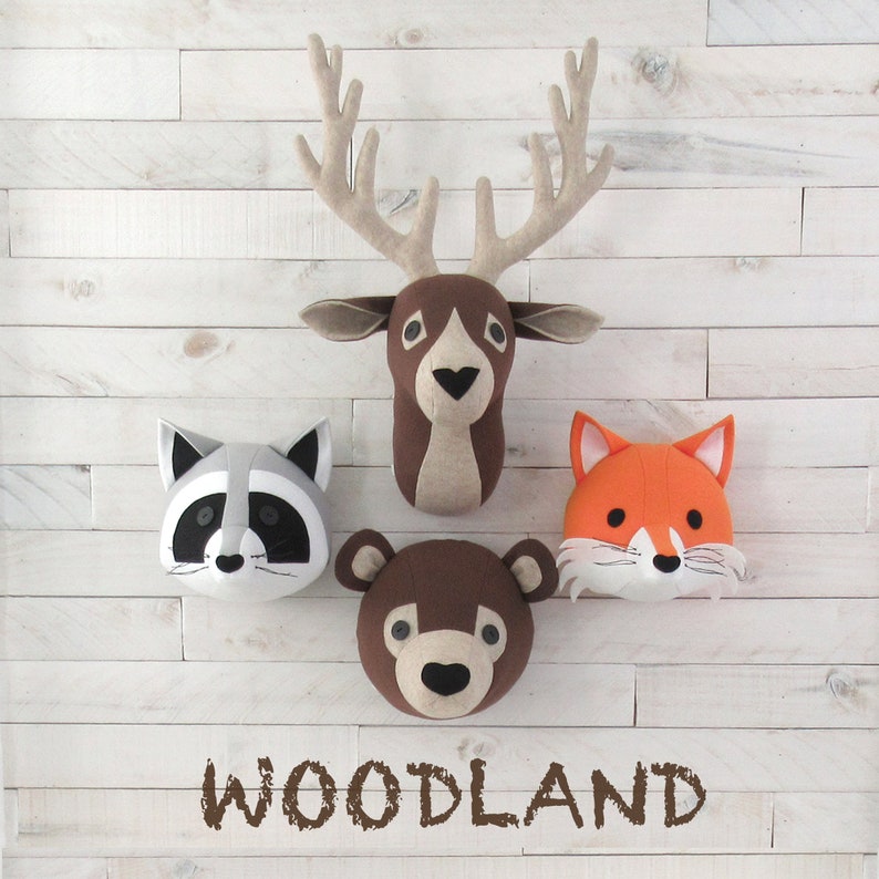 RACCOON & RABBIT PDF Patterns With Instructions - Etsy