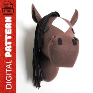 Patron PDF CHEVAL avec instructions
