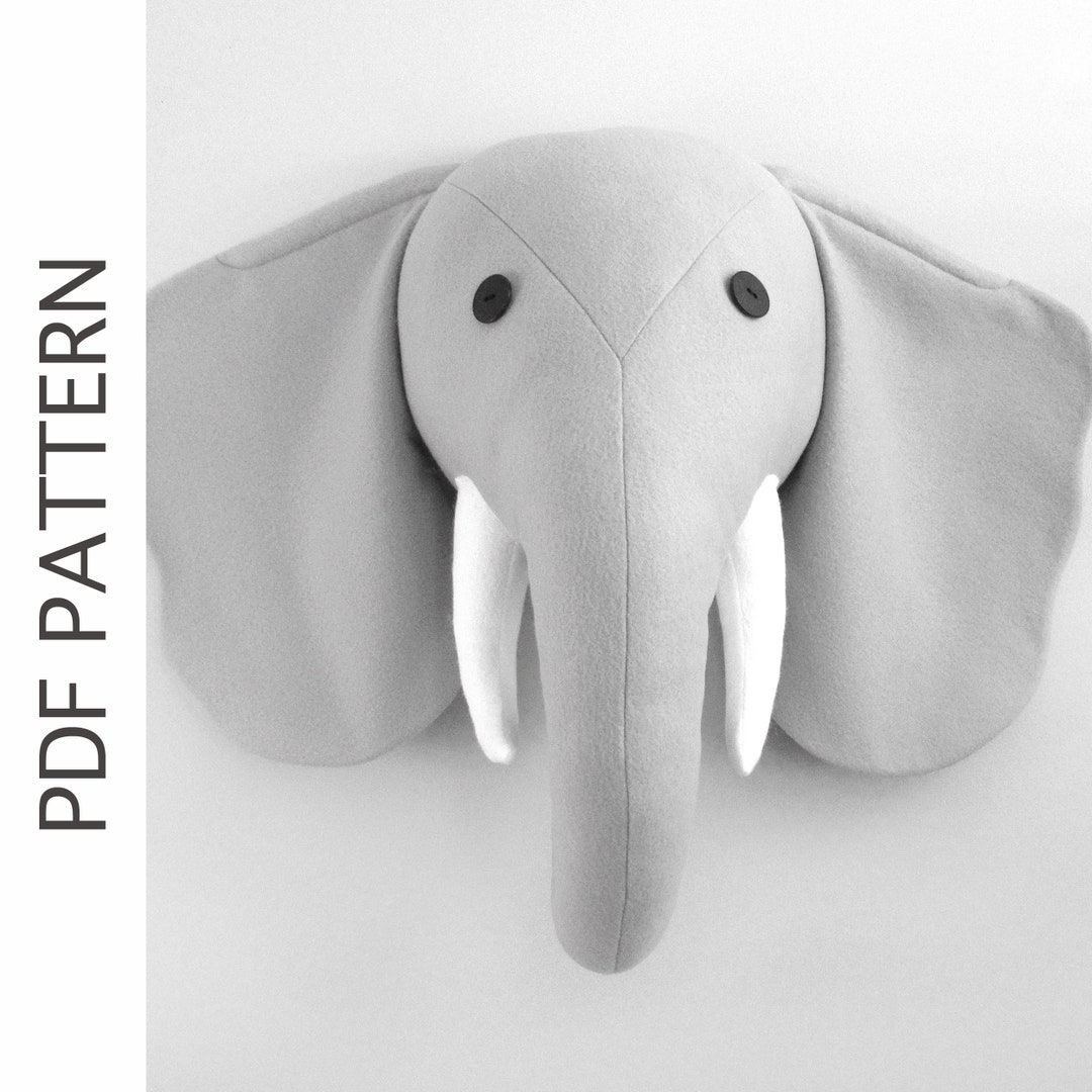 ELEPHANT PDF Pattern With Instructions - Etsy