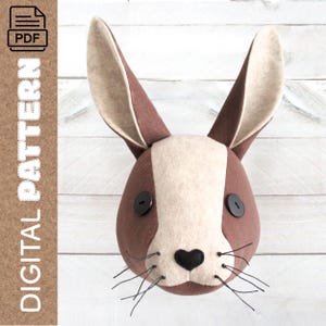 RABBIT PDF Pattern with Instructions