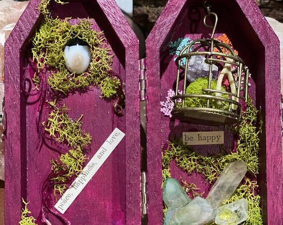 Wooden Coffin Oddities Boxes