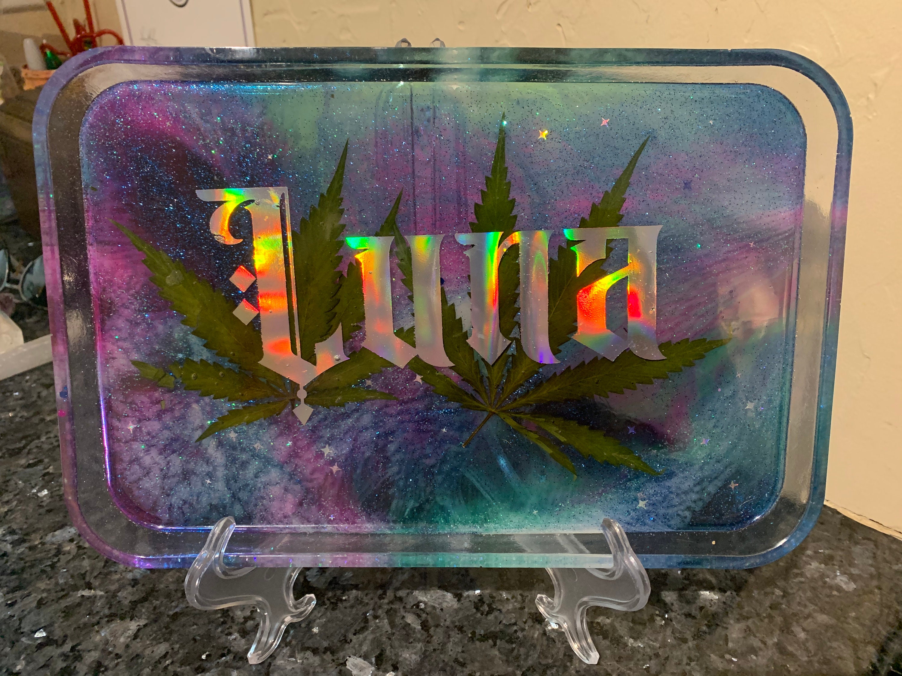 CUSTOM ORDER Resin Tray/Rolling Tray Etsy