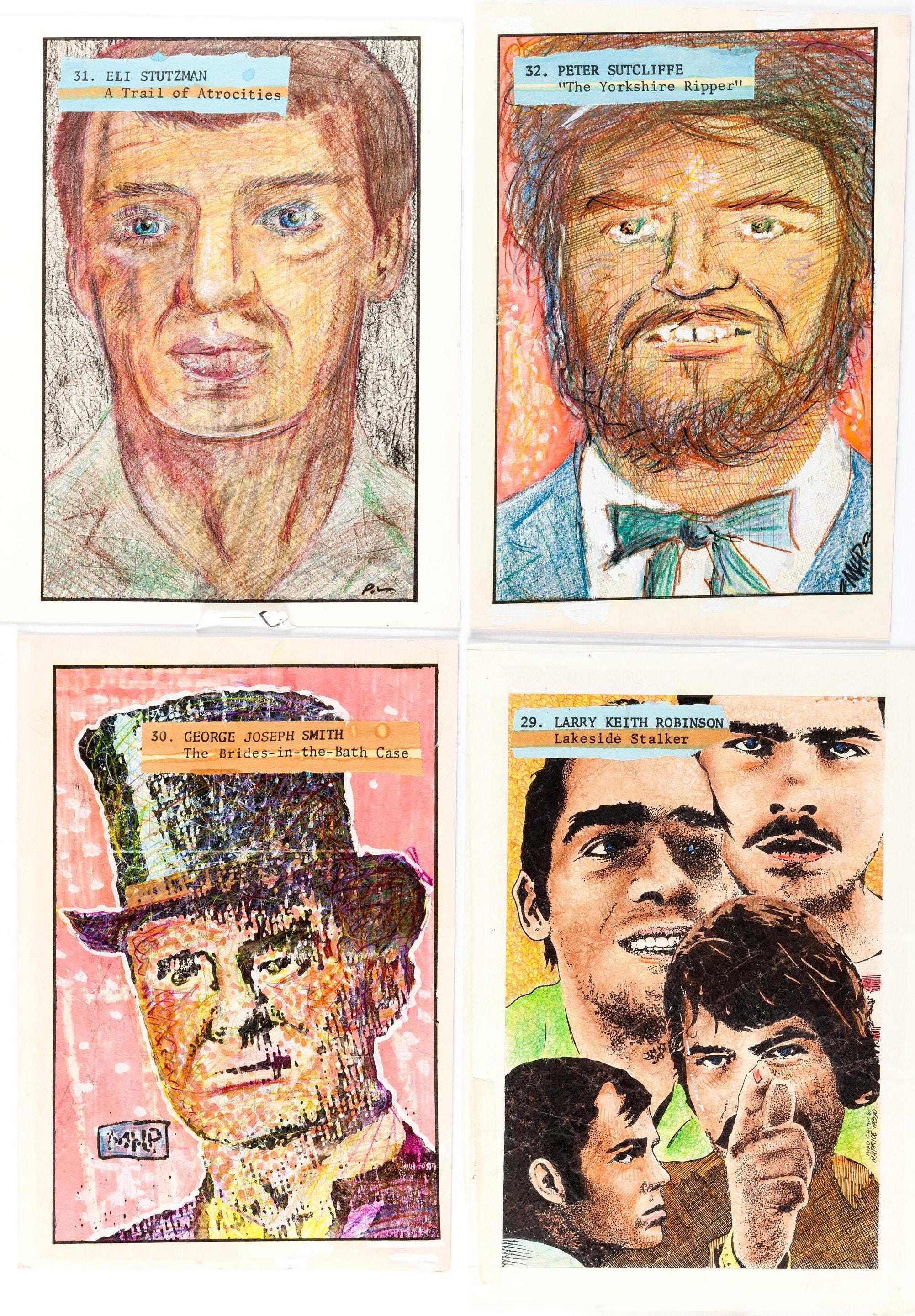 BLOODY VISIONS II: Mass Murderer Trading Card Set - Etsy, image size:2003x2882