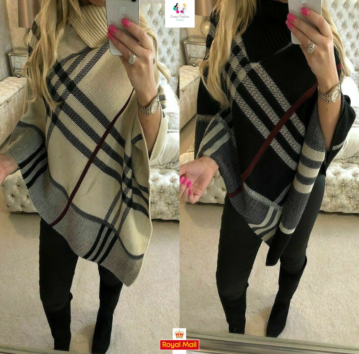 burberry shawl with pockets