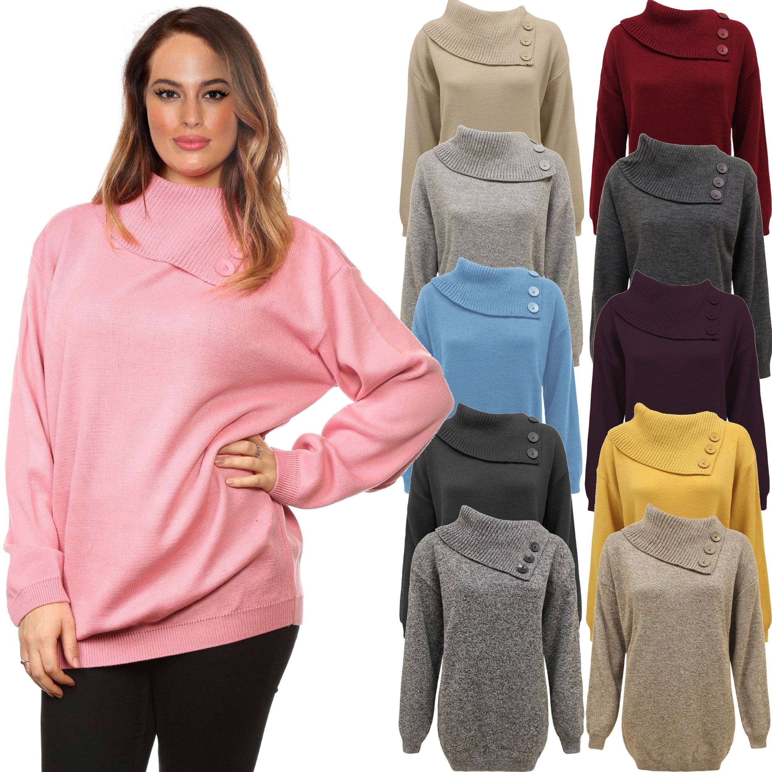 roll neck jumpers ladies