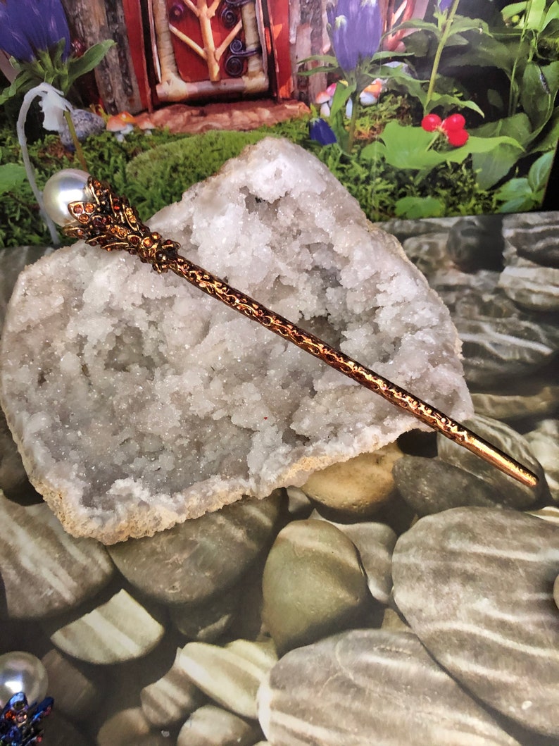 Fairy Wands 6 long, Scepter, Wizard Staff, Magical Wands, Crystal Wands, Staff image 7