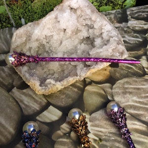 Fairy Wands 6 long, Scepter, Wizard Staff, Magical Wands, Crystal Wands, Staff image 4