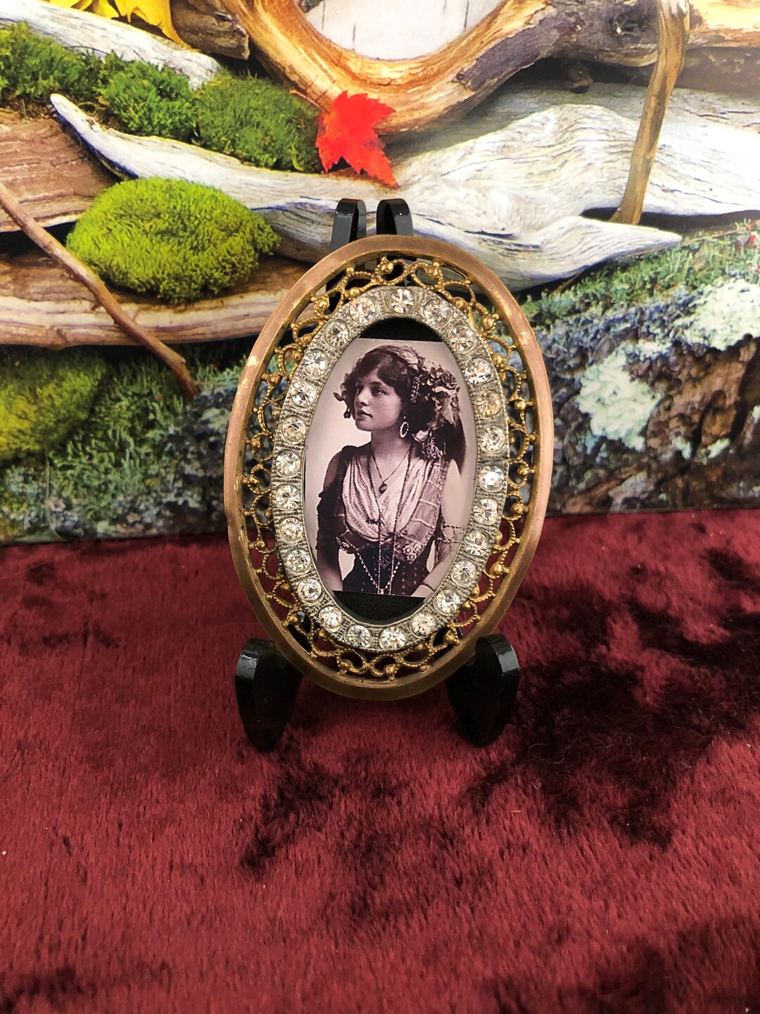 Fairy Garden Gypsy Picture Frame Holder Crystal Picture - Etsy