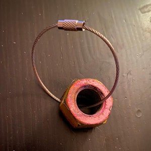 NASCAR Race Used Lugnut (Pink)