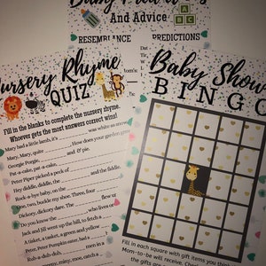 Baby Shower Games