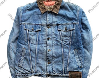 Vintage 90s-00s Red Nylon Armani Jeans Down Jacket with