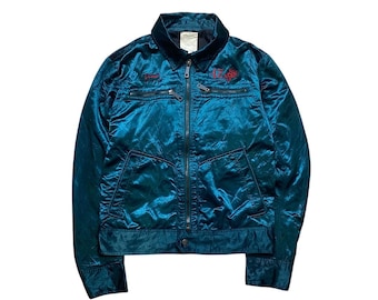 Diesel Blue Panther Tour Souvenir Jacket - Etsy