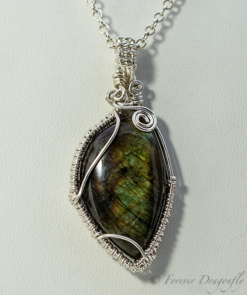 Gemstone Necklace Labradorite Necklace