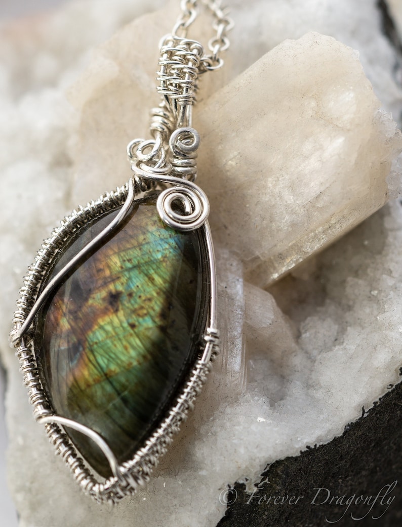Gemstone Necklace Labradorite Necklace