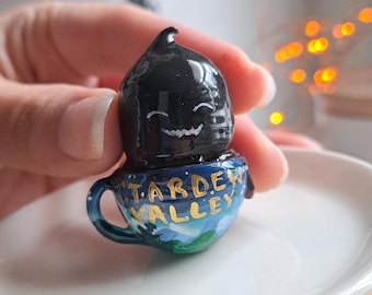 Krobus Stardew Valley inspirierte Mini Figur SchreibtischKumpel