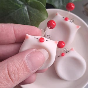 Moogle orostensberlock nyckelring för ångestlindring
