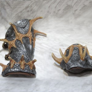 Skyrim Elder Scrolls Insired Dragon Bone Jagged Crown Left or Right Arm ...