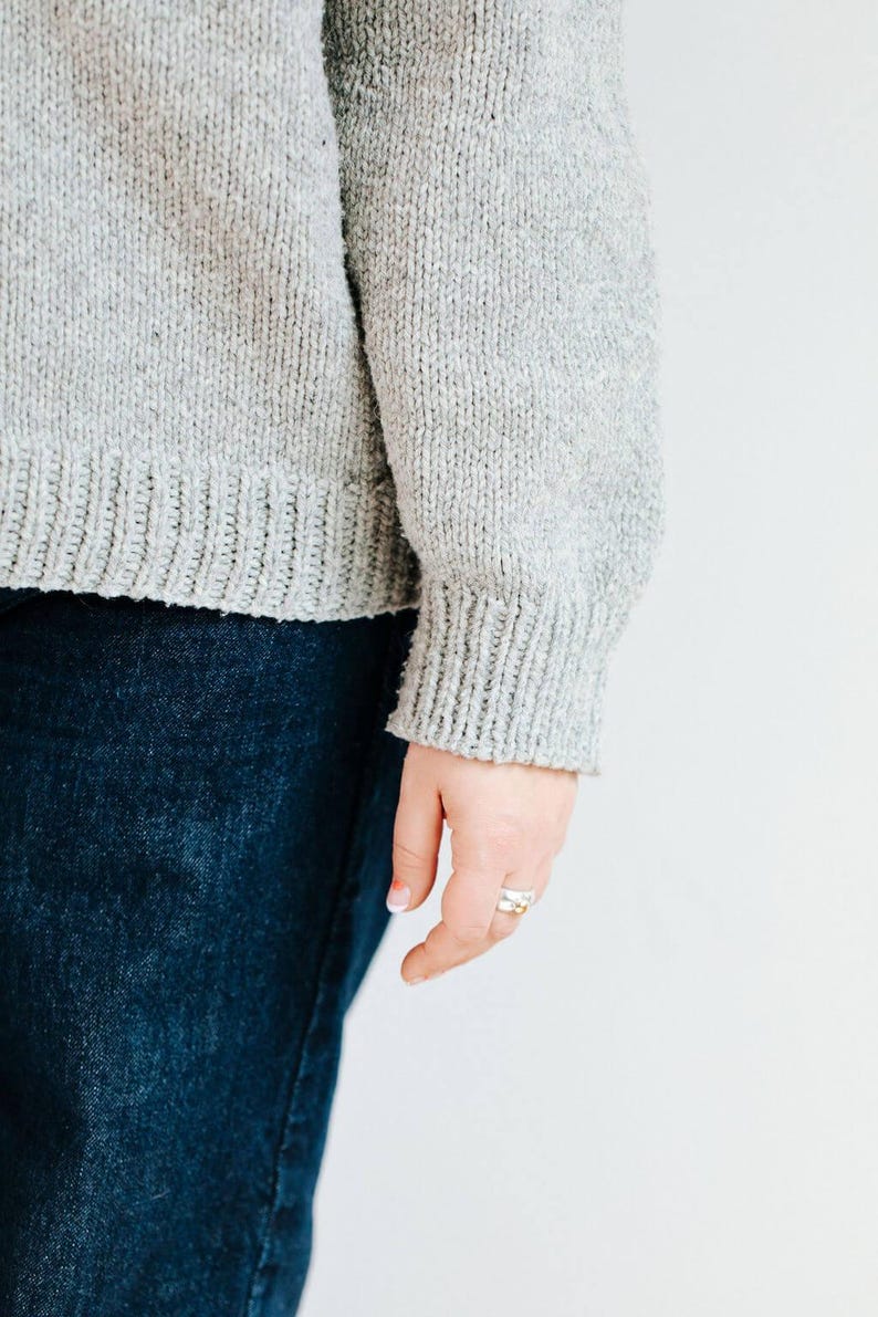 The Structured Sweater Knitting Pattern - Etsy