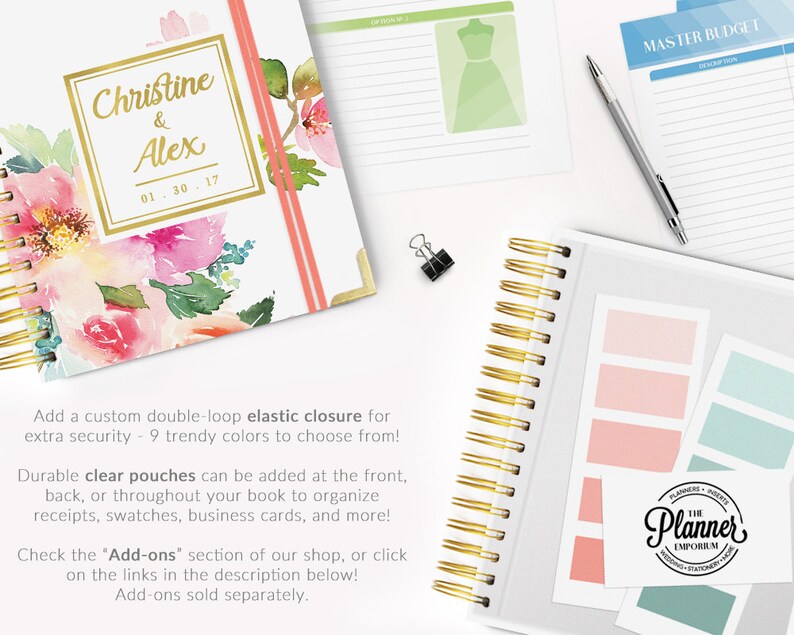 The Wedding Planner Keepsake Planner and Book Custom | Etsy