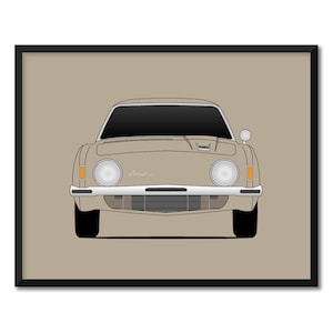 Studebaker Avanti (1963) Inspired Car Poster Print Wall Art Decor Raymond Loewy Designed Car CX1 (Unframed)