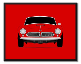 BMW 507 1956 構造図 ART 作品 - Etsy 日本