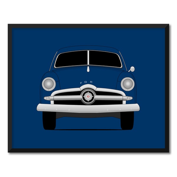Ford Schuhkarton 1949 Inspiriert Auto Poster Druck Wand Kunst Dekor CX1 (Ungerahmt)