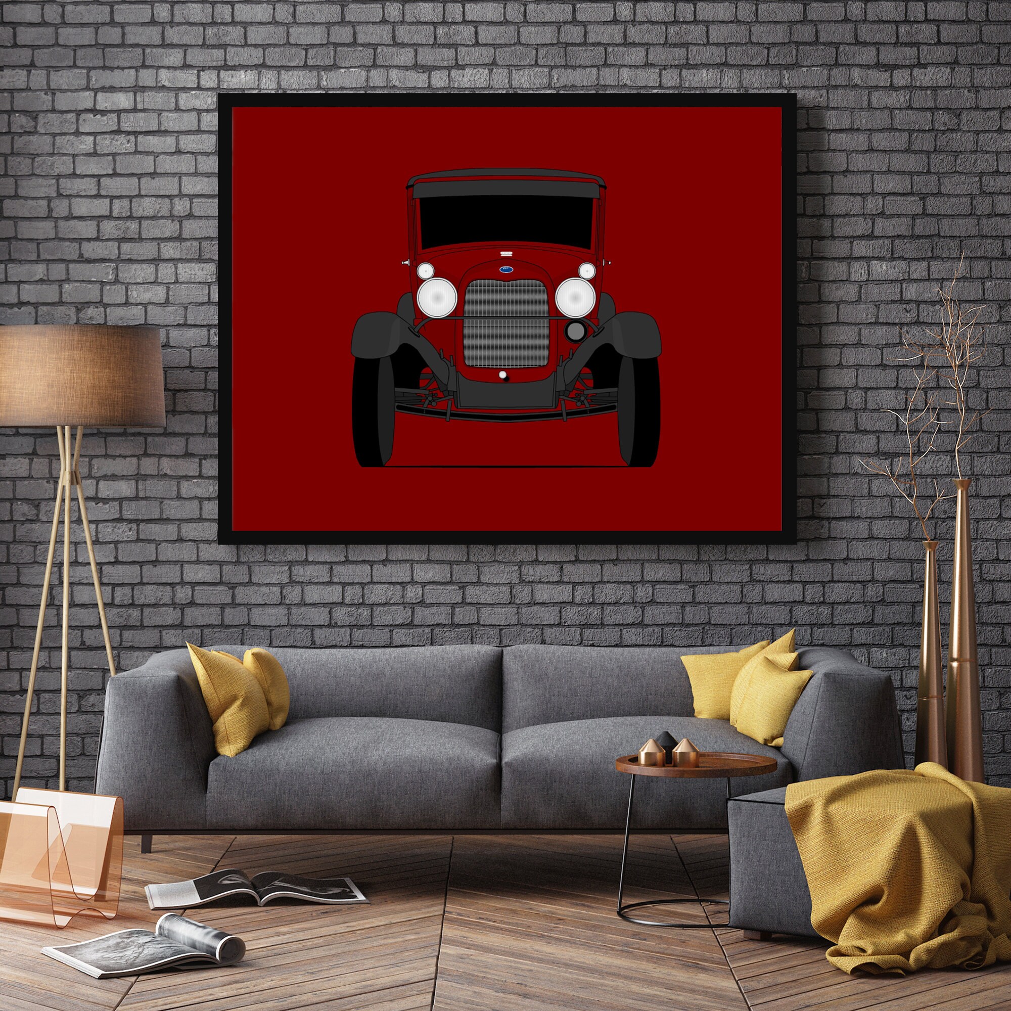 Ford Model A (1928-1931) Poster Print Wall Art Decor CX1 - Etsy