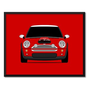 Mini Cooper S MC40 R53 2004 GEN 1 Inspired Poster Print Wall Art Decor CX1 (Unframed)